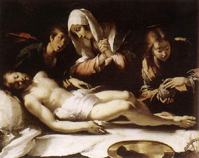 STROZZI, Bernardo Lamentation over the Dead Christ etr oil painting image